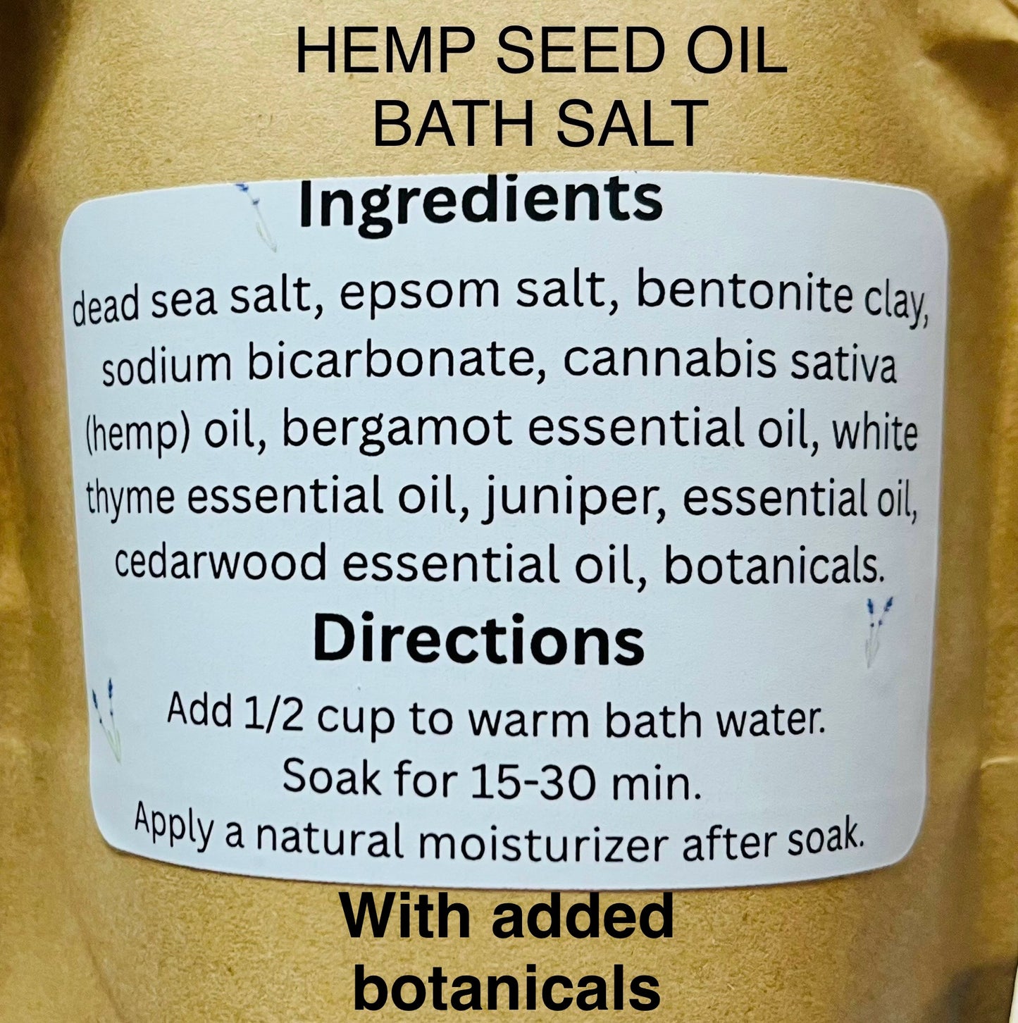 Hemp Detox Bath Salt